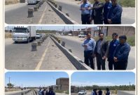 بازدید بخشدار مرکزی نرماشیر از پروژه بلوار و جاده بین‌راهی روستای حسن‌آباد کناره