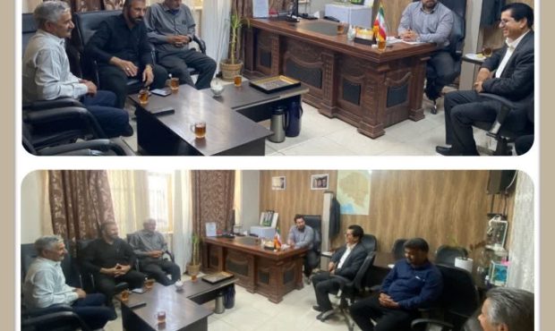 مدیرعامل خیریه علی بن ابیطالب (ع) با بخشدار مرکزی نرماشیر دیدار کرد