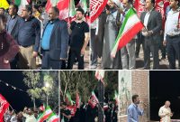 مردم و مسئولان، اجتماع «دویستمین شب حماسه و غیرت» را در نرماشیر برپا کردند